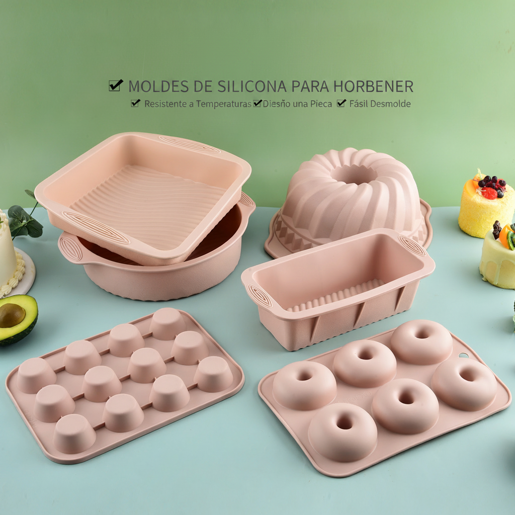 Molde de silicona para pastel y repostería antiadherente - 1
