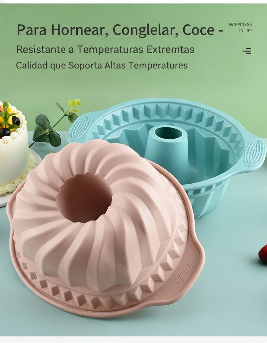 Molde de silicona para pastel y repostería antiadherente - 12