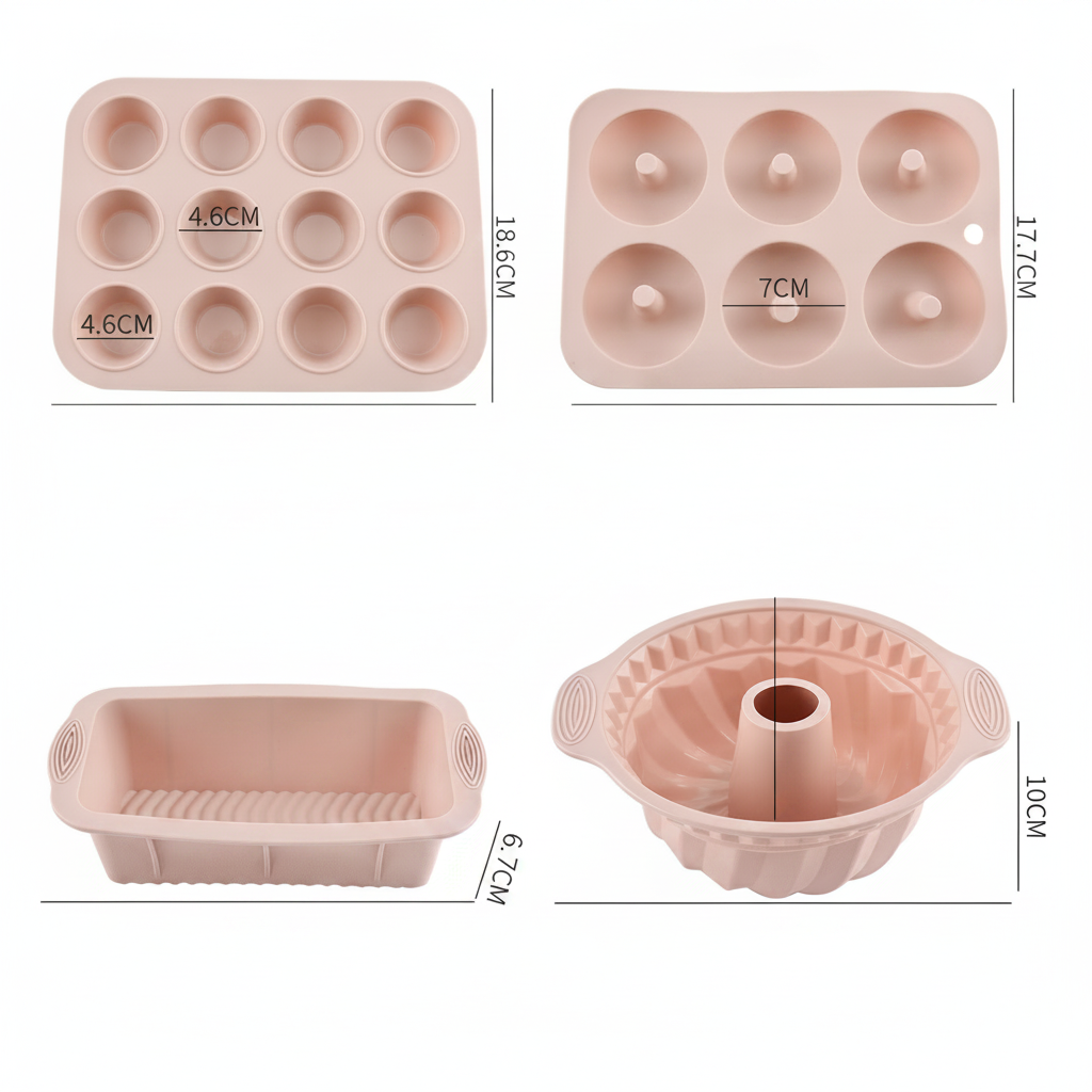 Molde de silicona para pastel y repostería antiadherente - 3