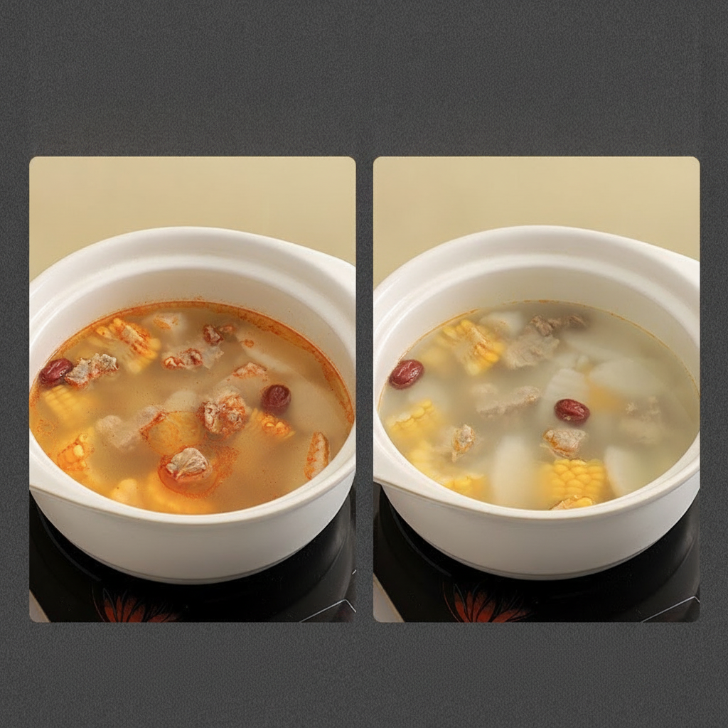 Papel absorbente de grasa para caldos y sopas - 2