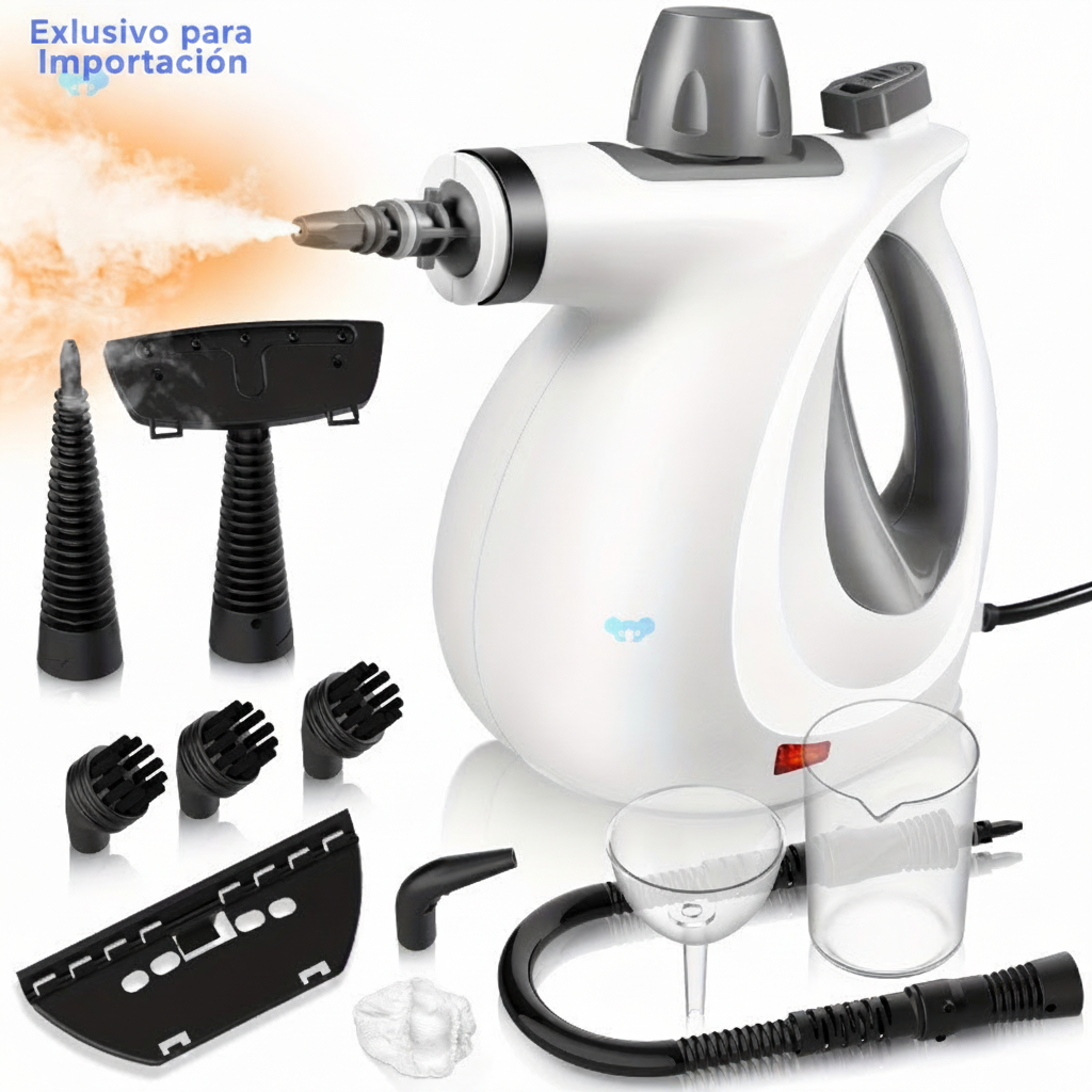 Limpiadora de Vapor Portátil para Hogar y Auto - 1