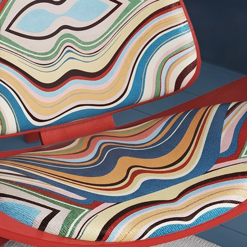 Sillón Individual Estilo Nórdico Concha con Marco de Madera - 5