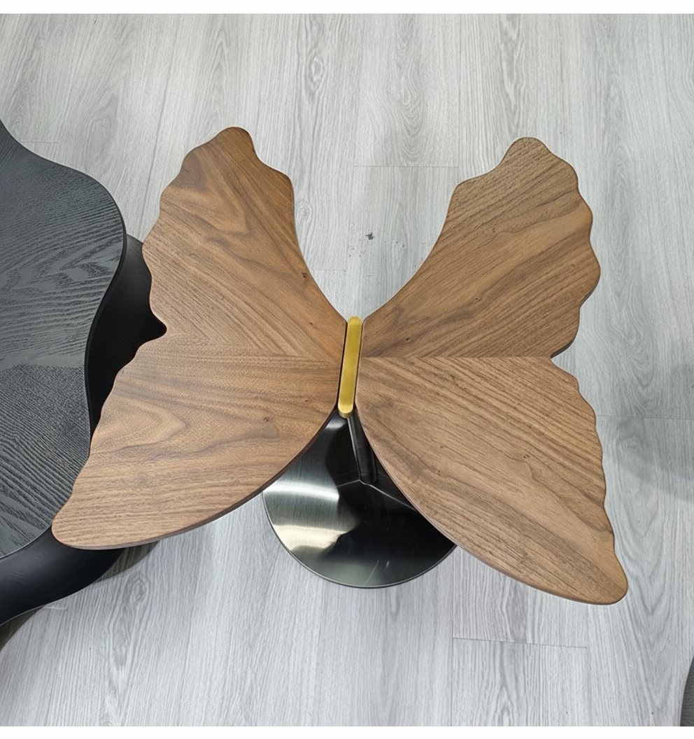 Mesa de Centro Minimalista Diseño Flor de Loto 110 cm - 9