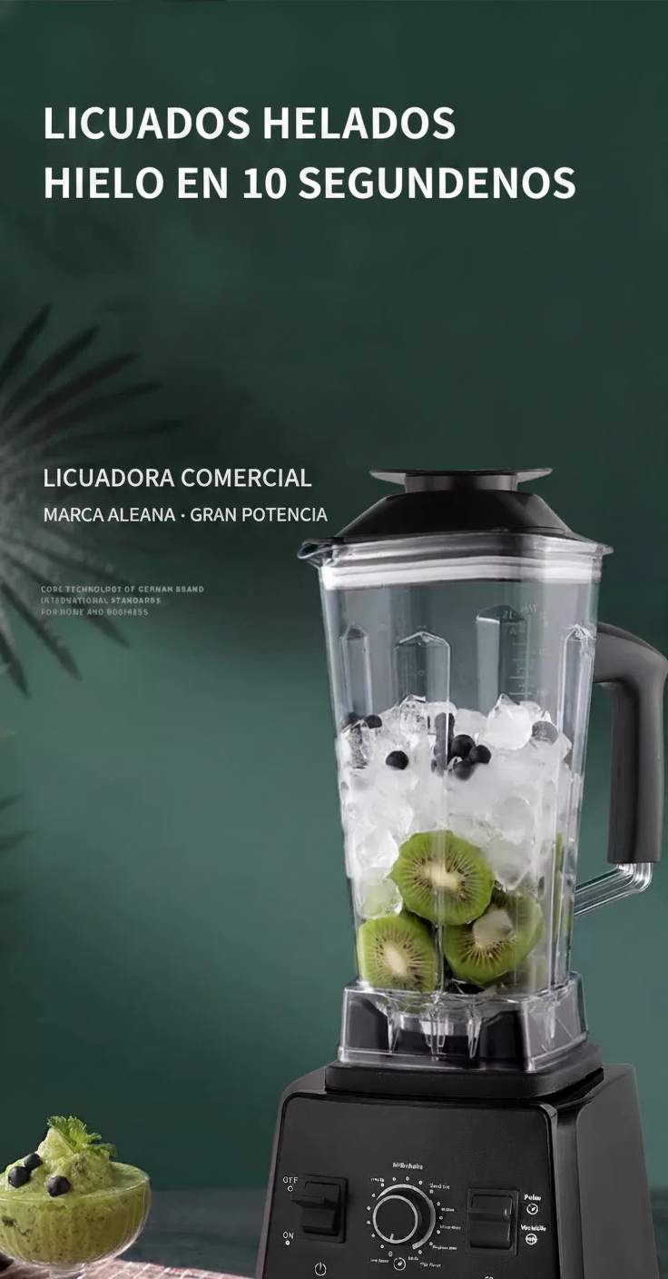 Licuadora Multifuncional 2L con Vaso Molinillo - 4