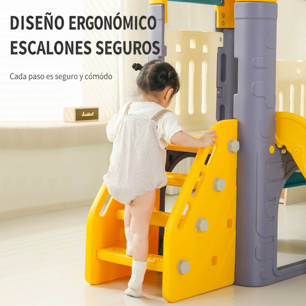 Resbaladero Castillo Infantil Multifuncional para Casa - 3