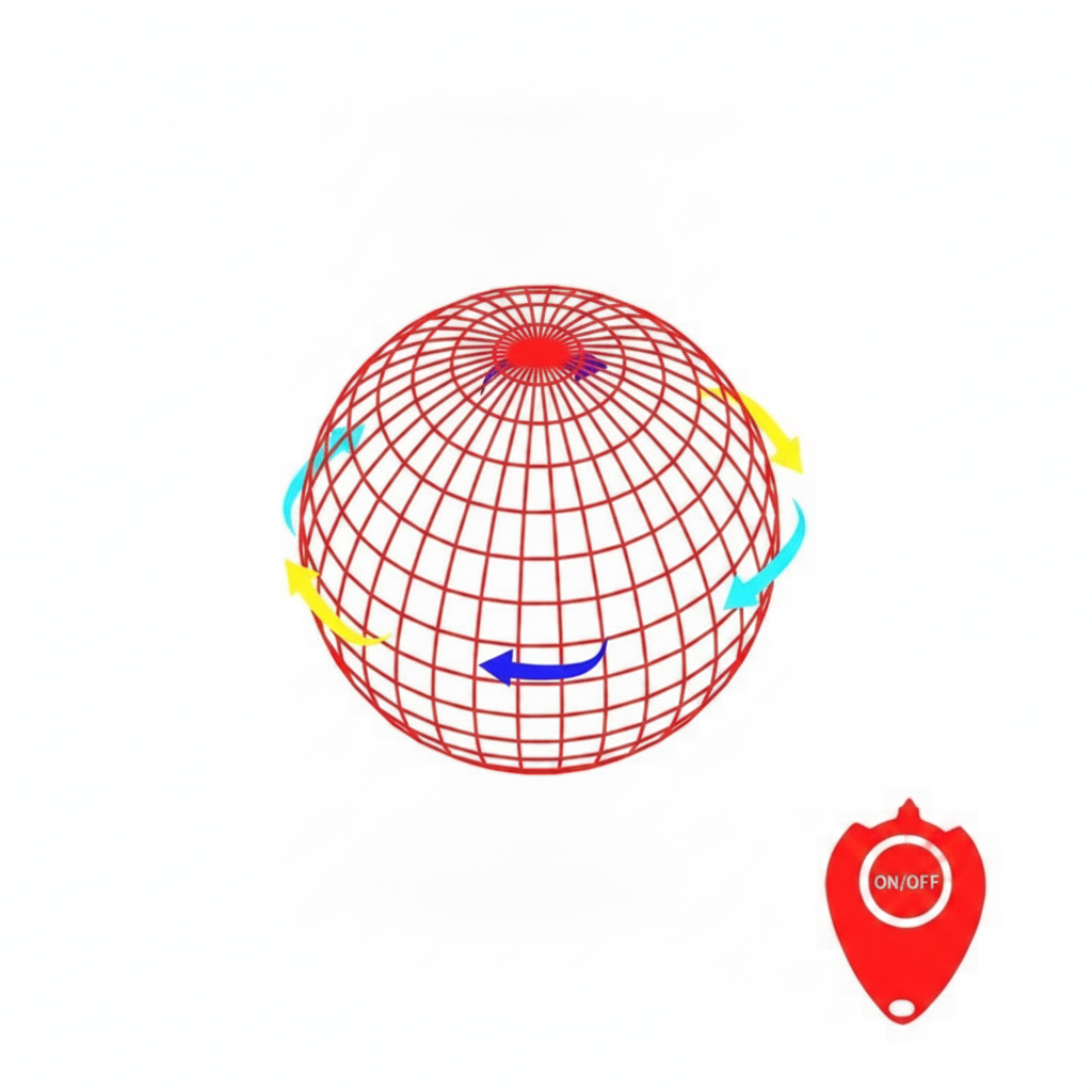Pelota Giroscópica Voladora con Luz LED para Niños - 10