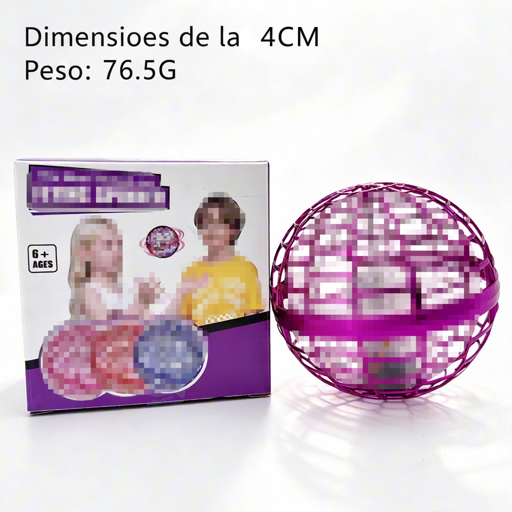 Pelota Giroscópica Voladora con Luz LED para Niños