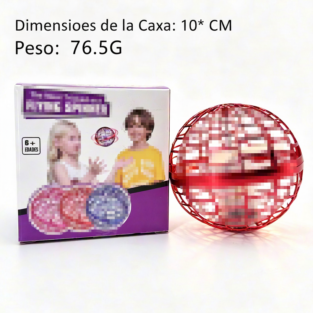 Pelota Giroscópica Voladora con Luz LED para Niños