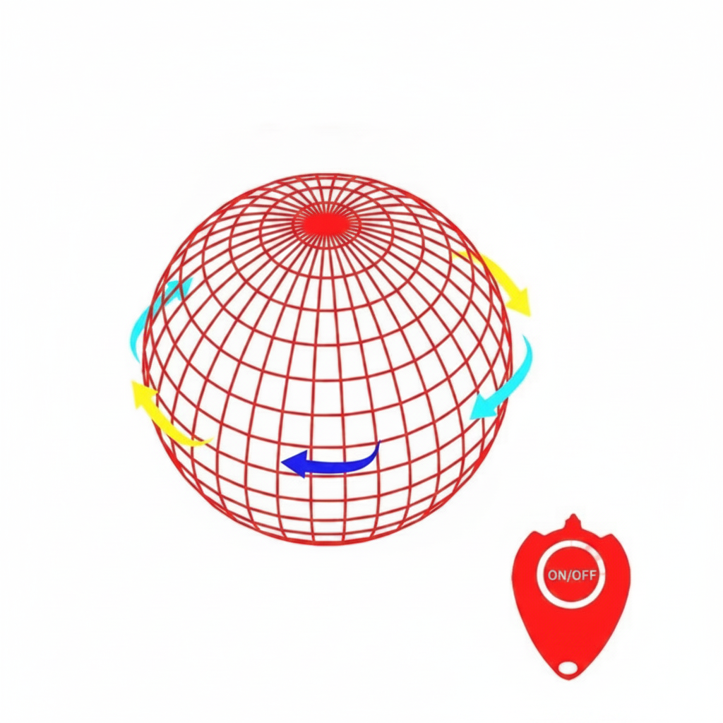 Pelota Giroscópica Voladora con Luces LED y Sensor - 9