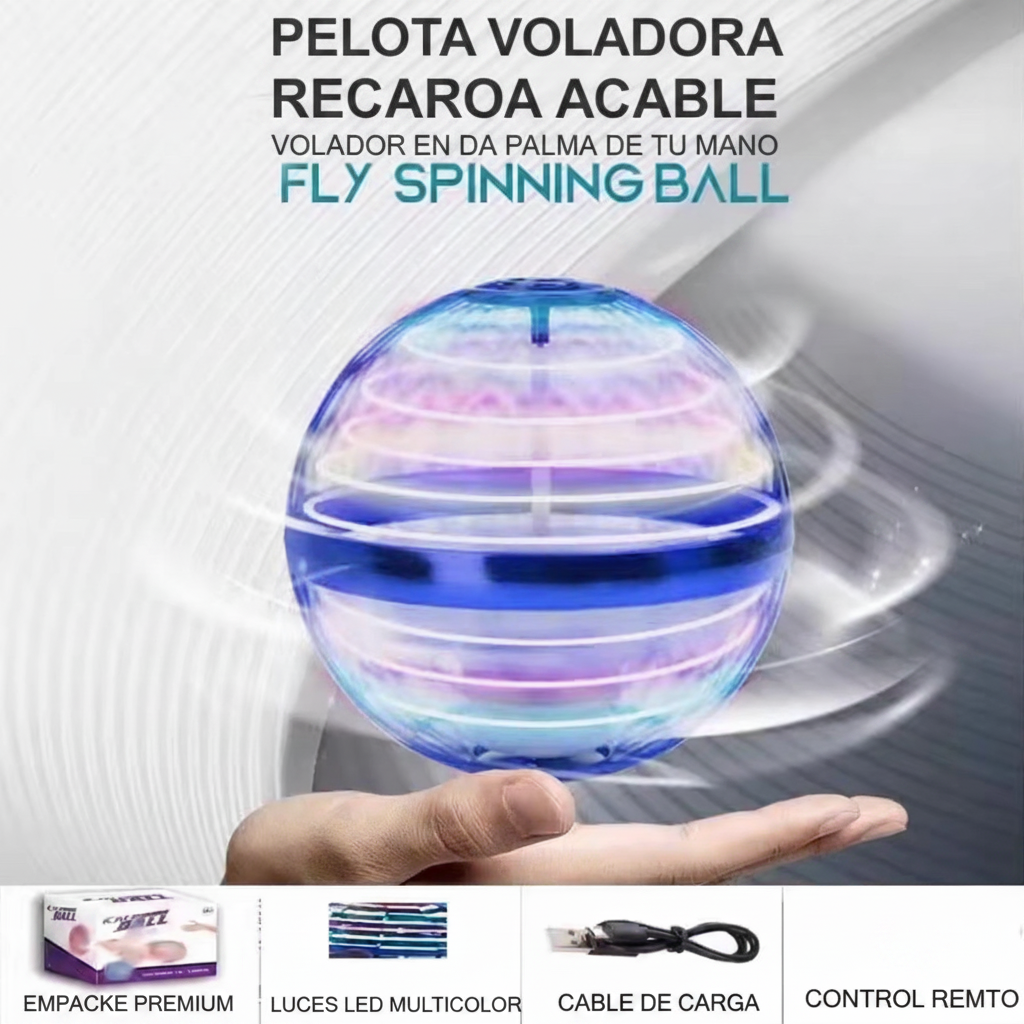 Pelota Mágica Flotante con Luz LED y Control