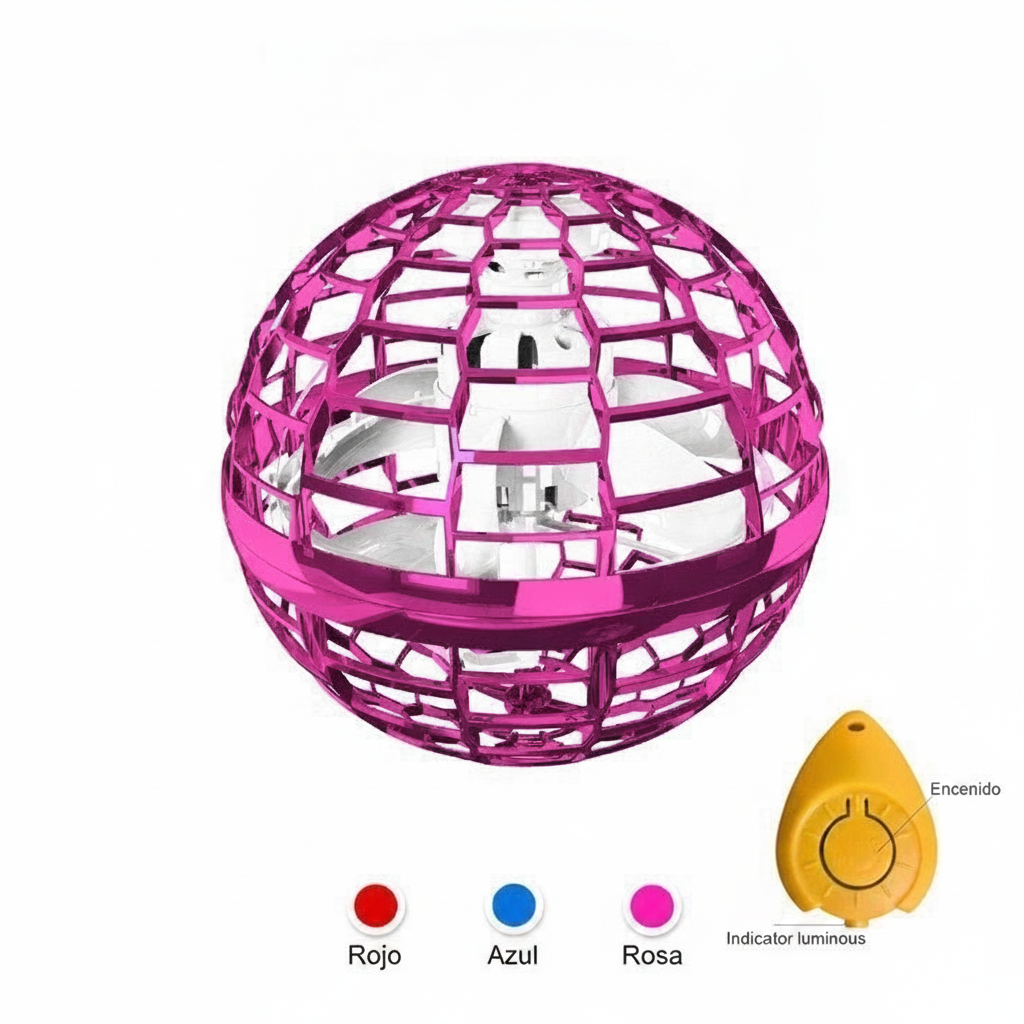 Pelota Mágica Flotante con Luz LED y Control