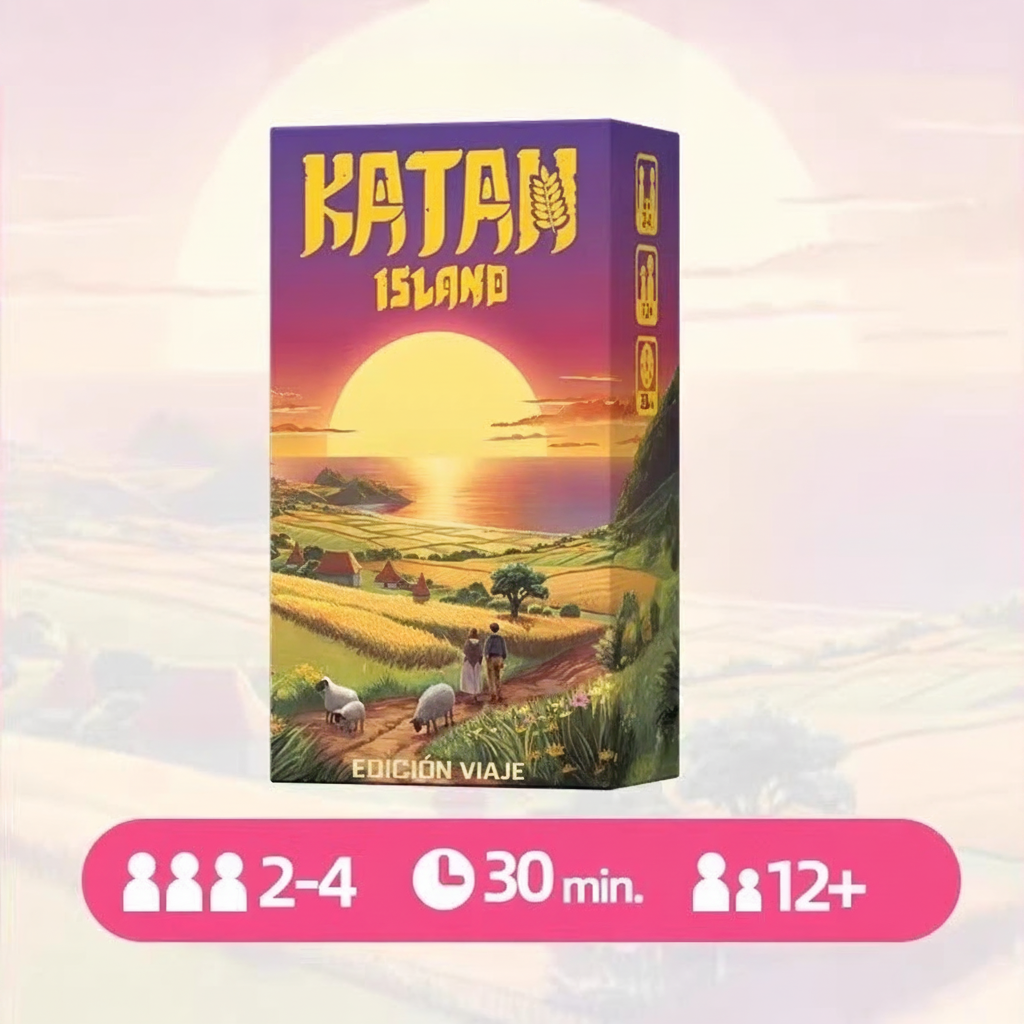 Juego de Mesa Catan Versión Viajera Portátil 2-4 Jugadores - 1