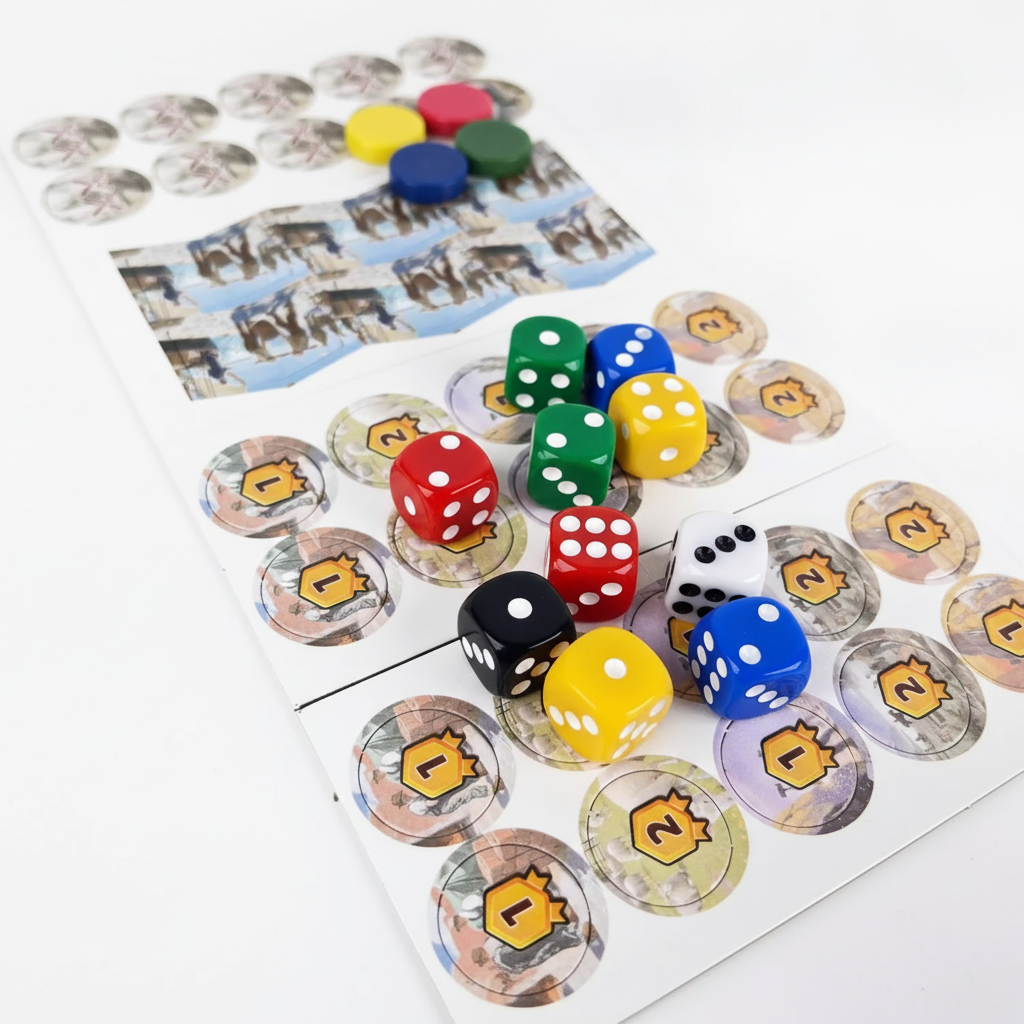 Juego de Mesa Catan Versión Viajera Portátil 2-4 Jugadores
