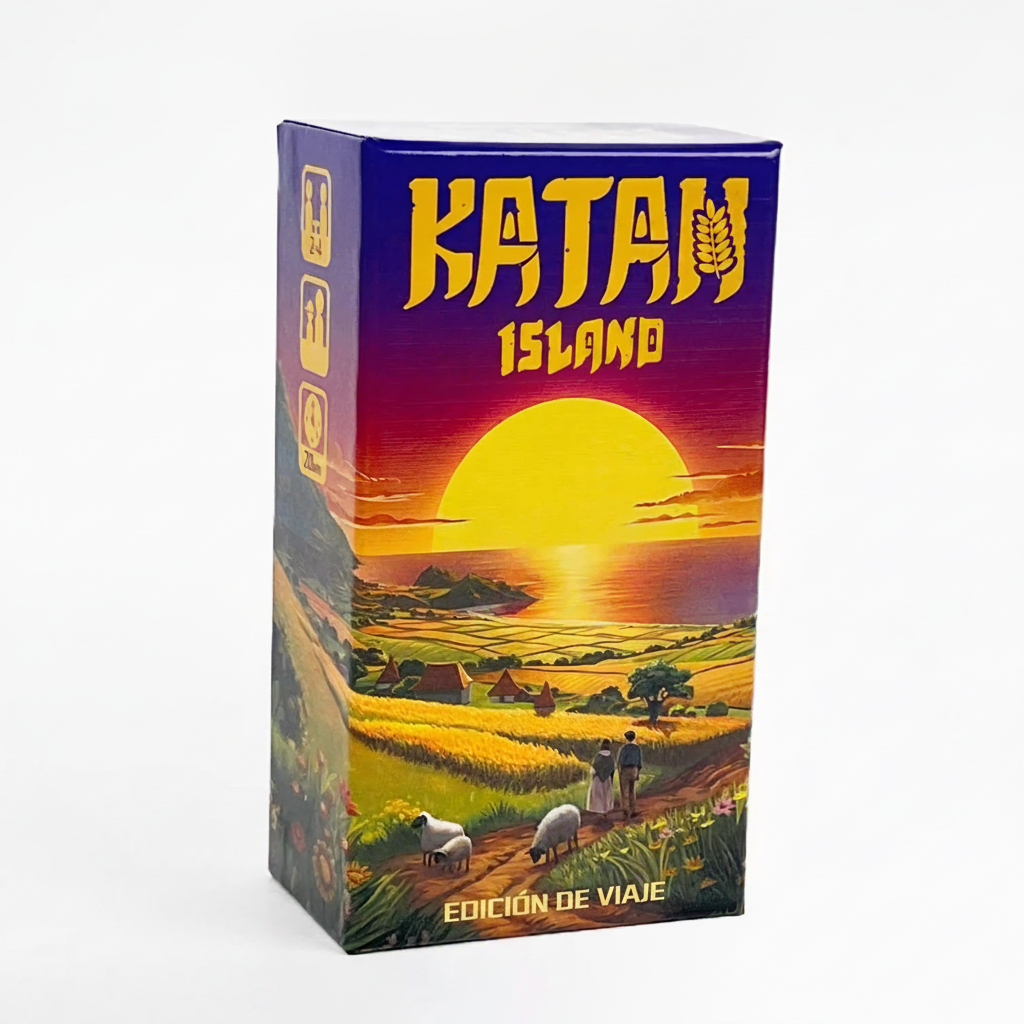 Juego de Mesa Catan Versión Viajera Portátil 2-4 Jugadores