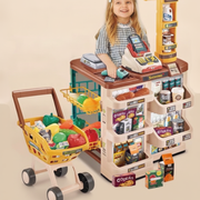 Juego de Supermercado con Caja Registradora para Niños - 1