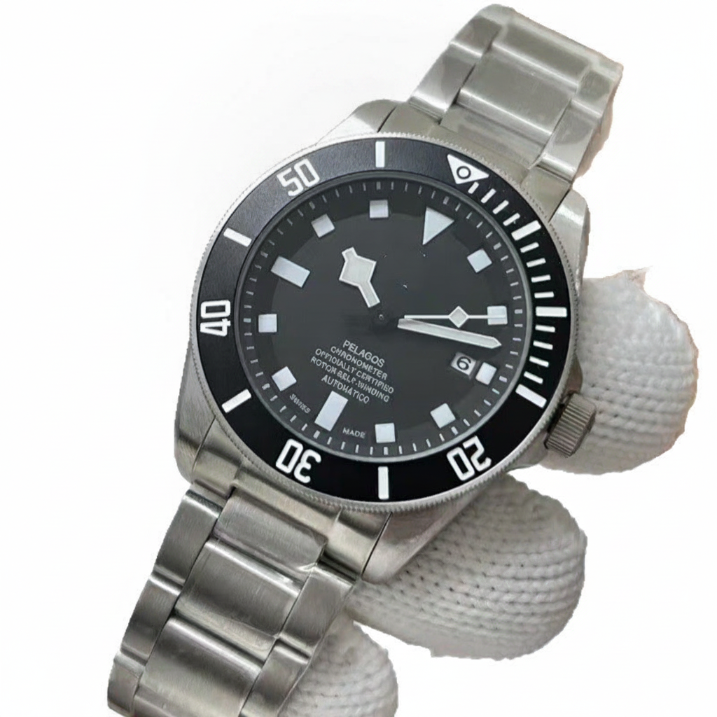 Reloj Automático para Hombre Acero Inoxidable Luminoso