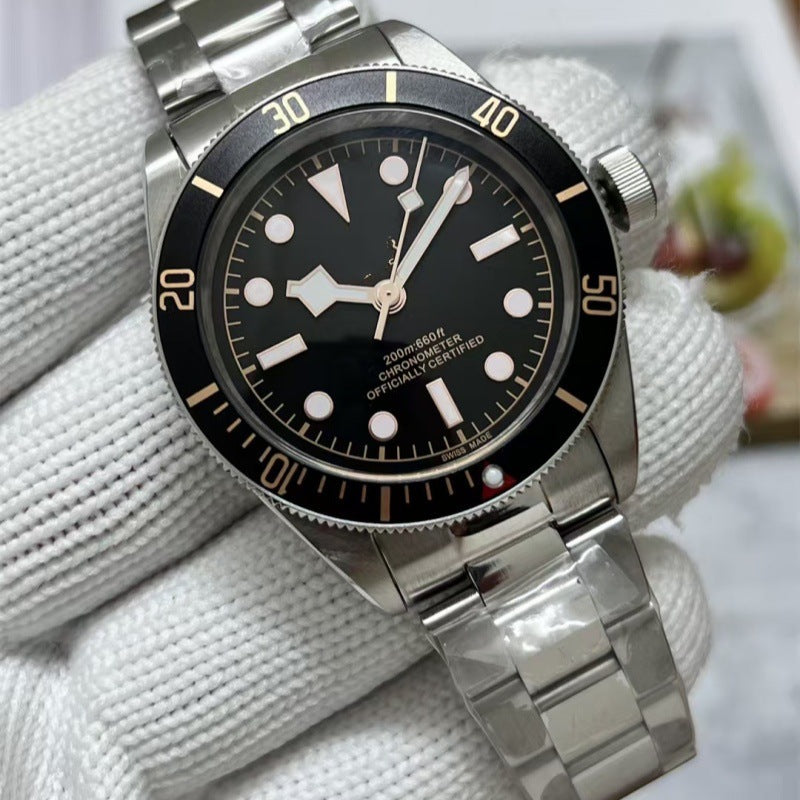 Reloj Automático para Hombre Acero Inoxidable Luminoso
