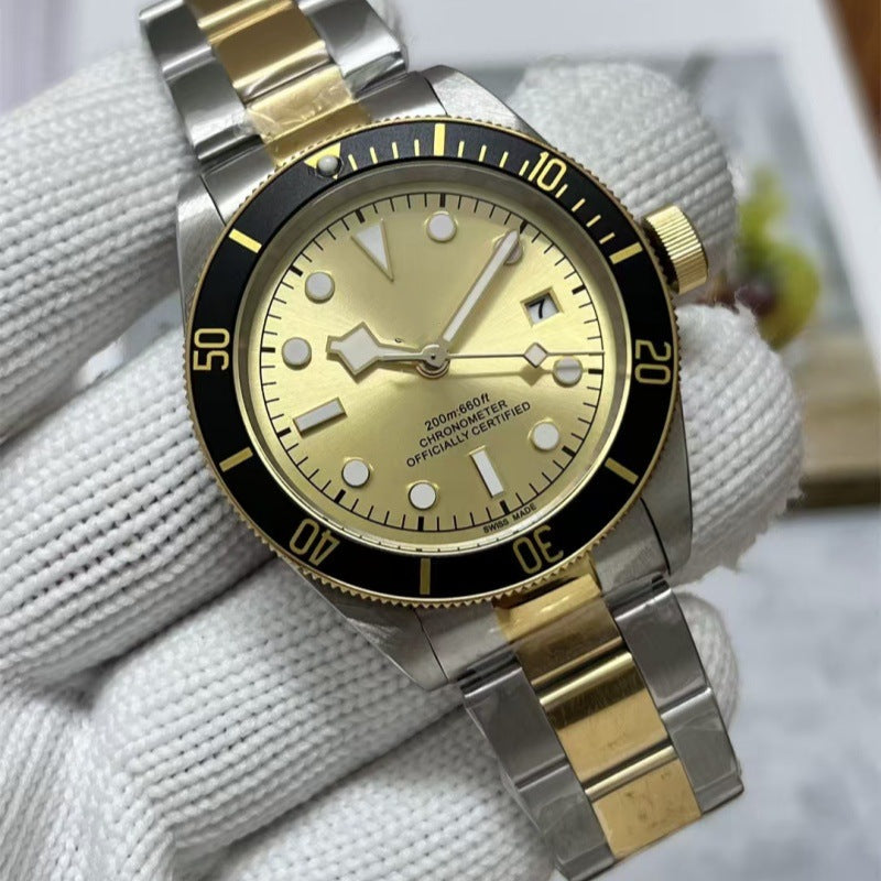Reloj Automático para Hombre Acero Inoxidable Luminoso