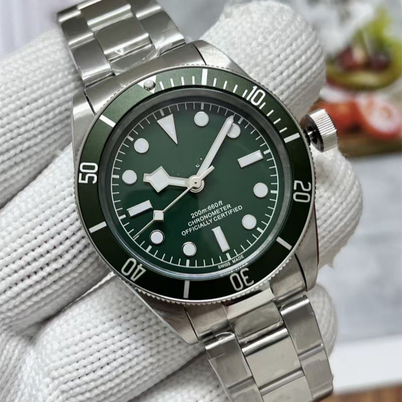 Reloj Automático para Hombre Acero Inoxidable Luminoso