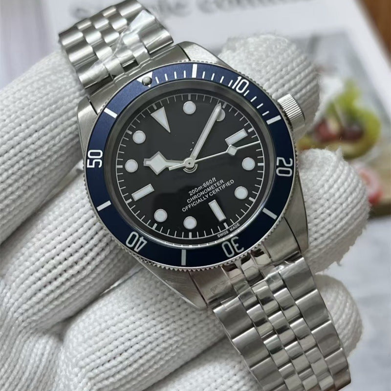 Reloj Automático para Hombre Acero Inoxidable Luminoso