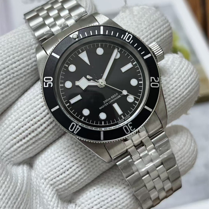 Reloj Automático para Hombre Acero Inoxidable Luminoso