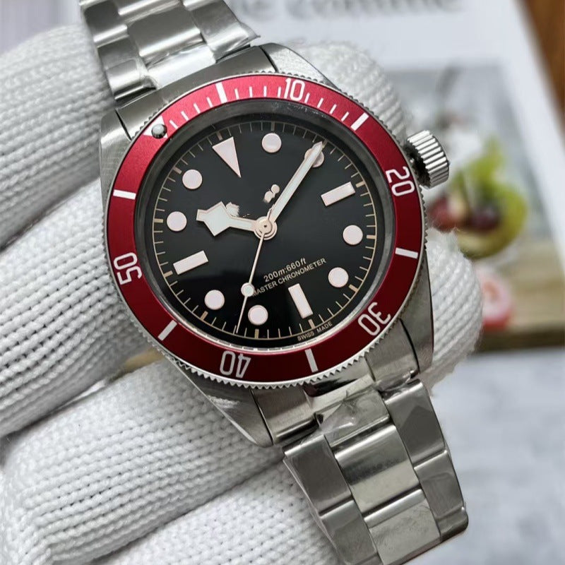 Reloj Automático para Hombre Acero Inoxidable Luminoso