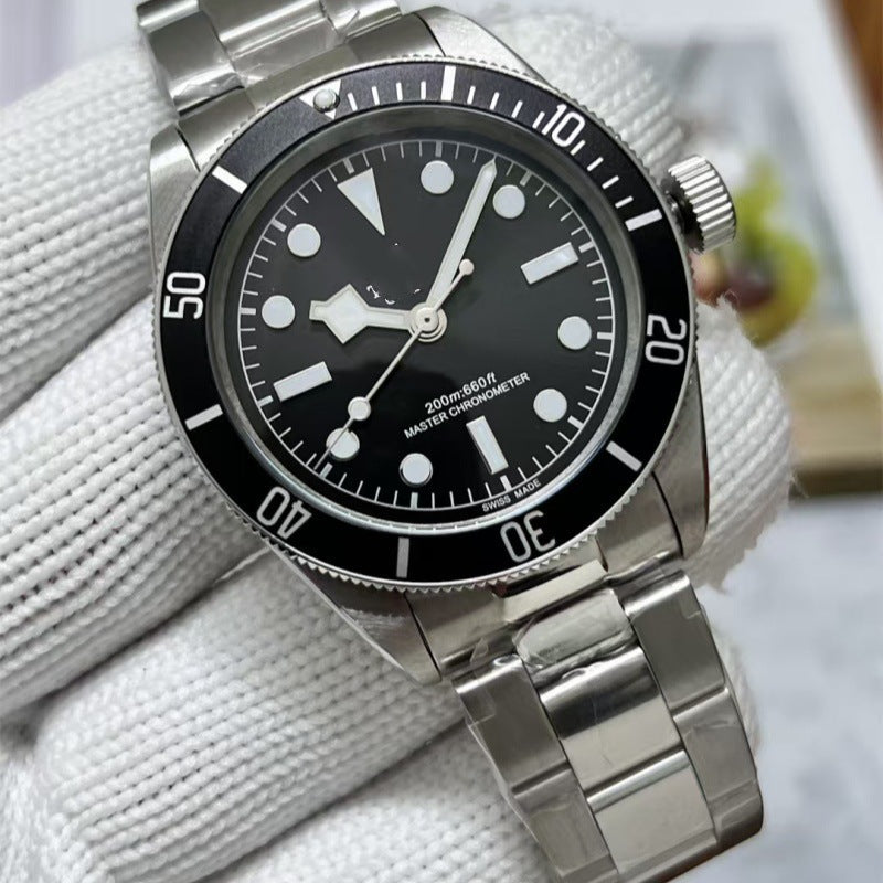 Reloj Automático para Hombre Acero Inoxidable Luminoso