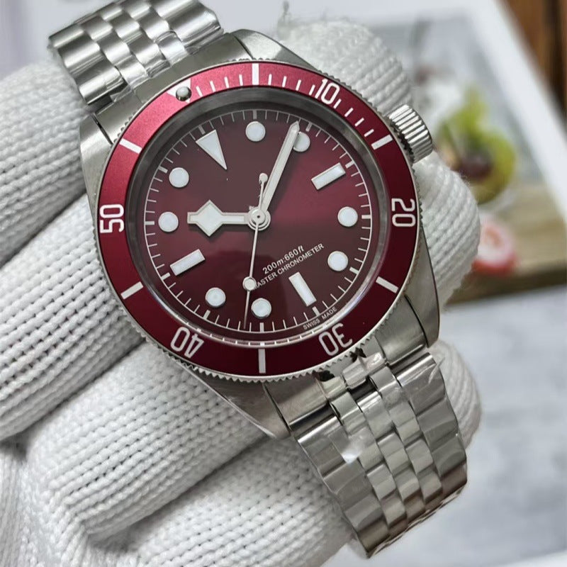 Reloj Automático para Hombre Acero Inoxidable Luminoso