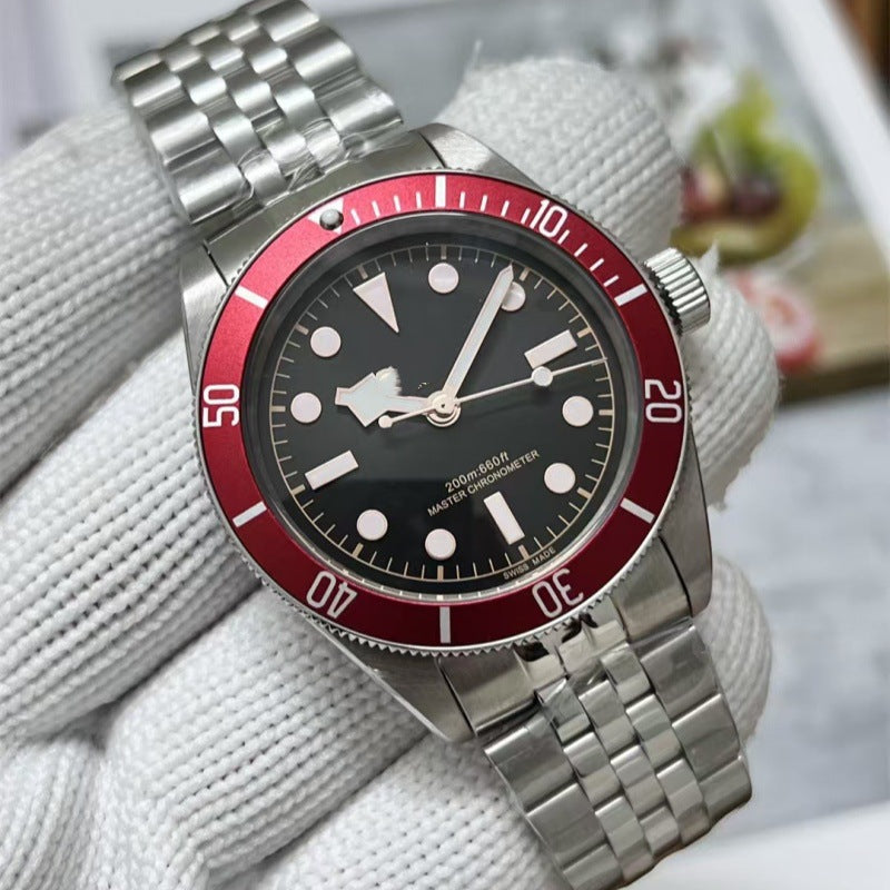Reloj Automático para Hombre Acero Inoxidable Luminoso