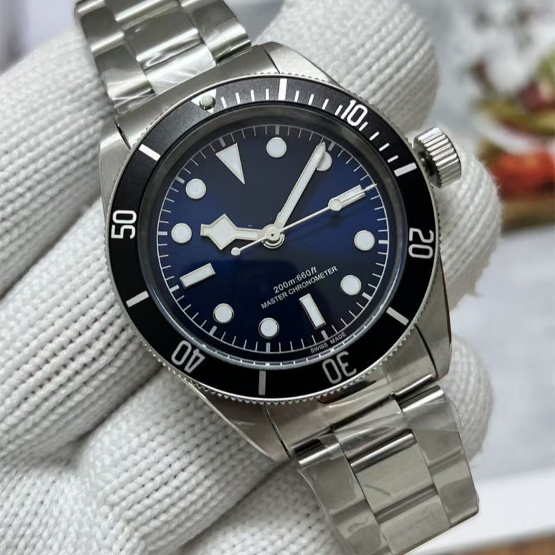 Reloj Automático para Hombre Acero Inoxidable Luminoso