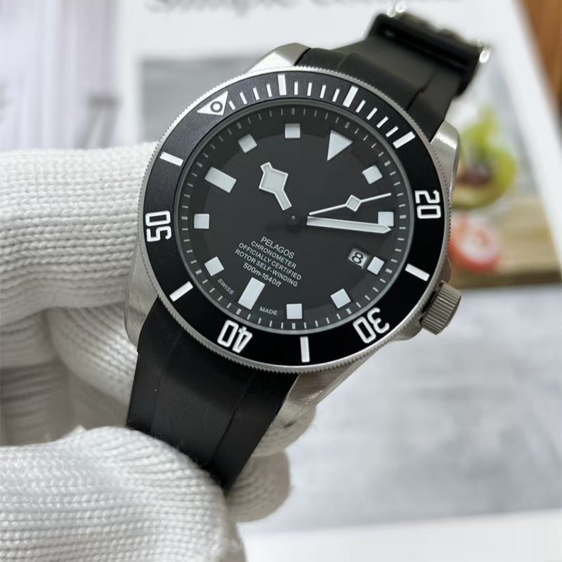 Reloj Automático para Hombre Acero Inoxidable Luminoso