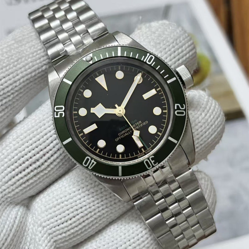 Reloj Automático para Hombre Acero Inoxidable Luminoso
