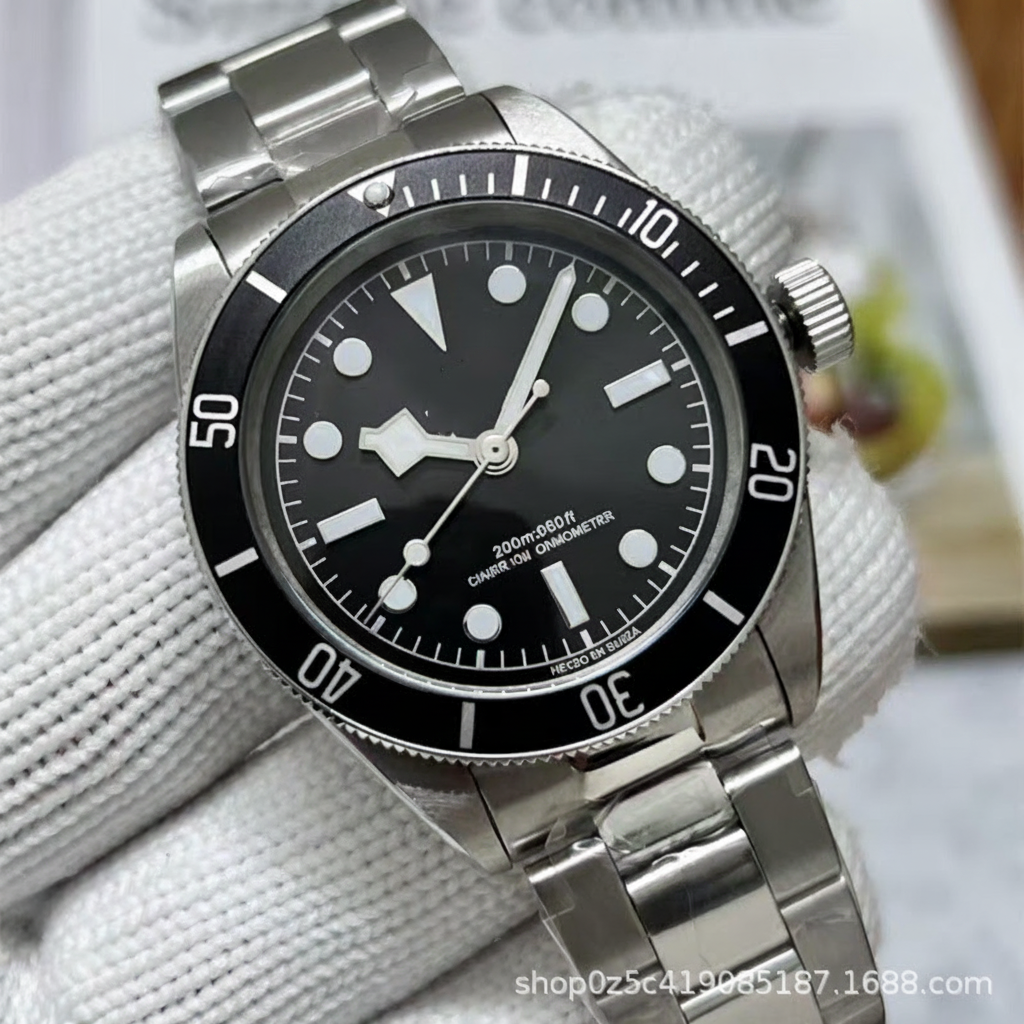 Reloj de hombre con correa metálica y calendario