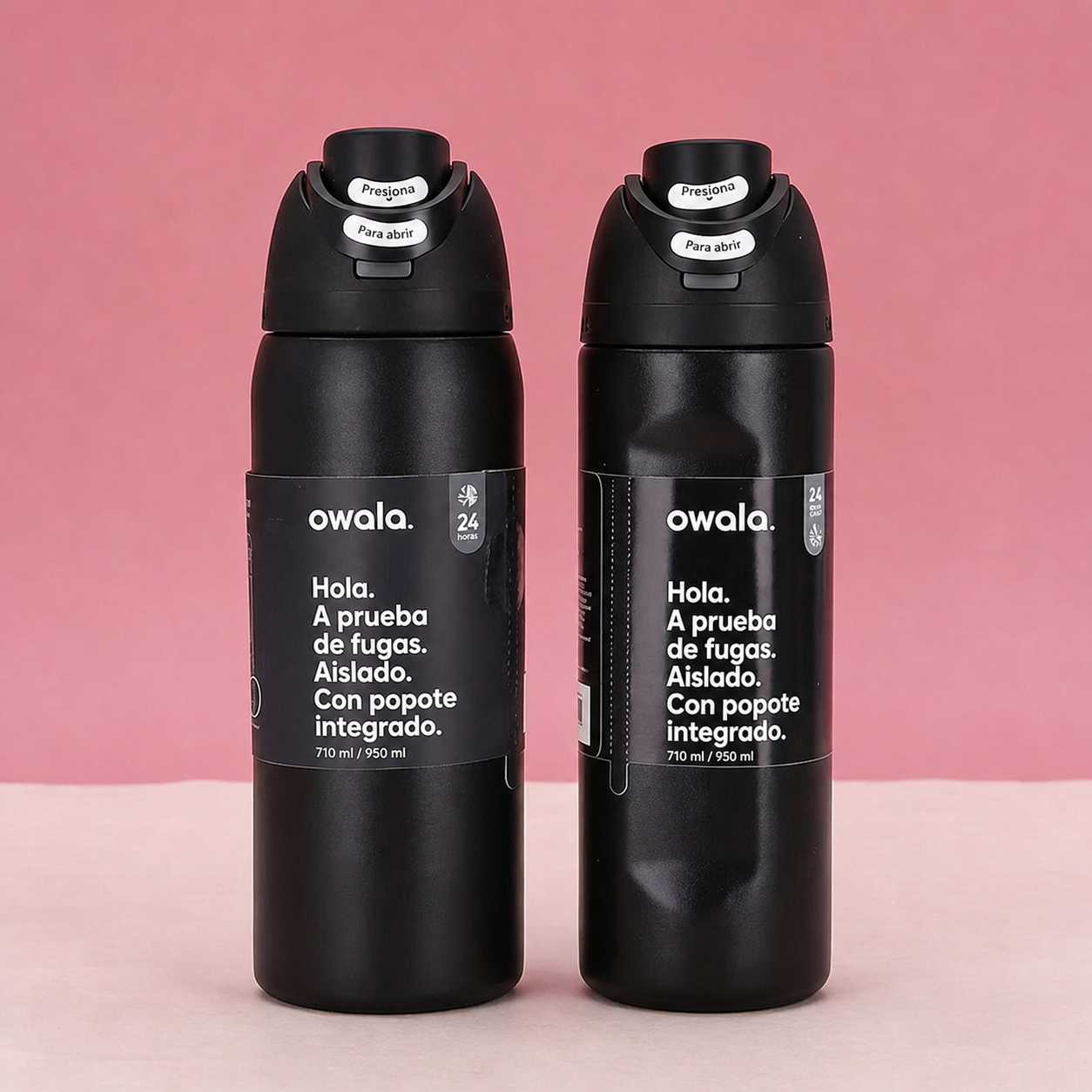Termo deportivo acero inoxidable con popote 710-950 ml - 10