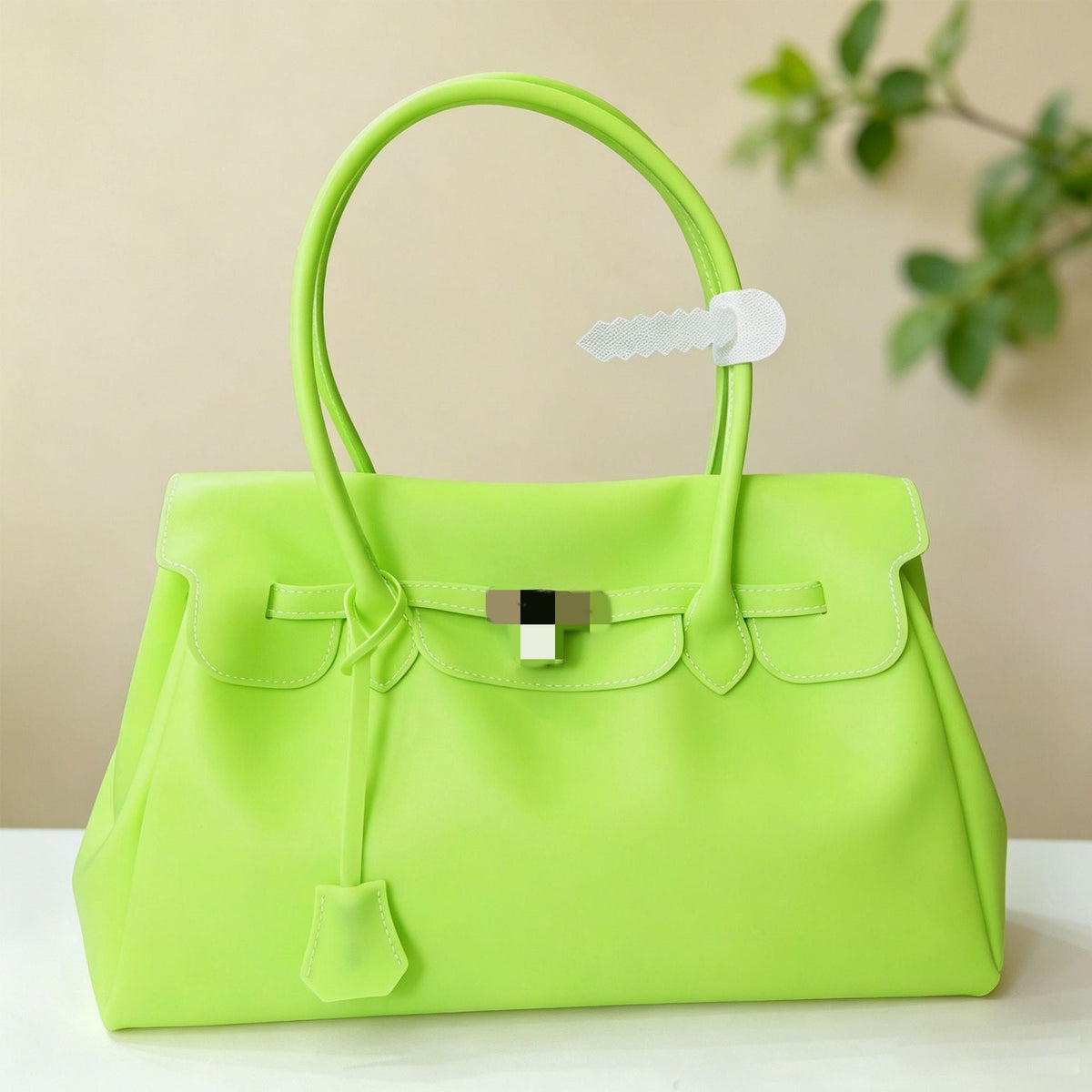 Bolsa Jelly Tote PVC Transparente Gran Capacidad - 7