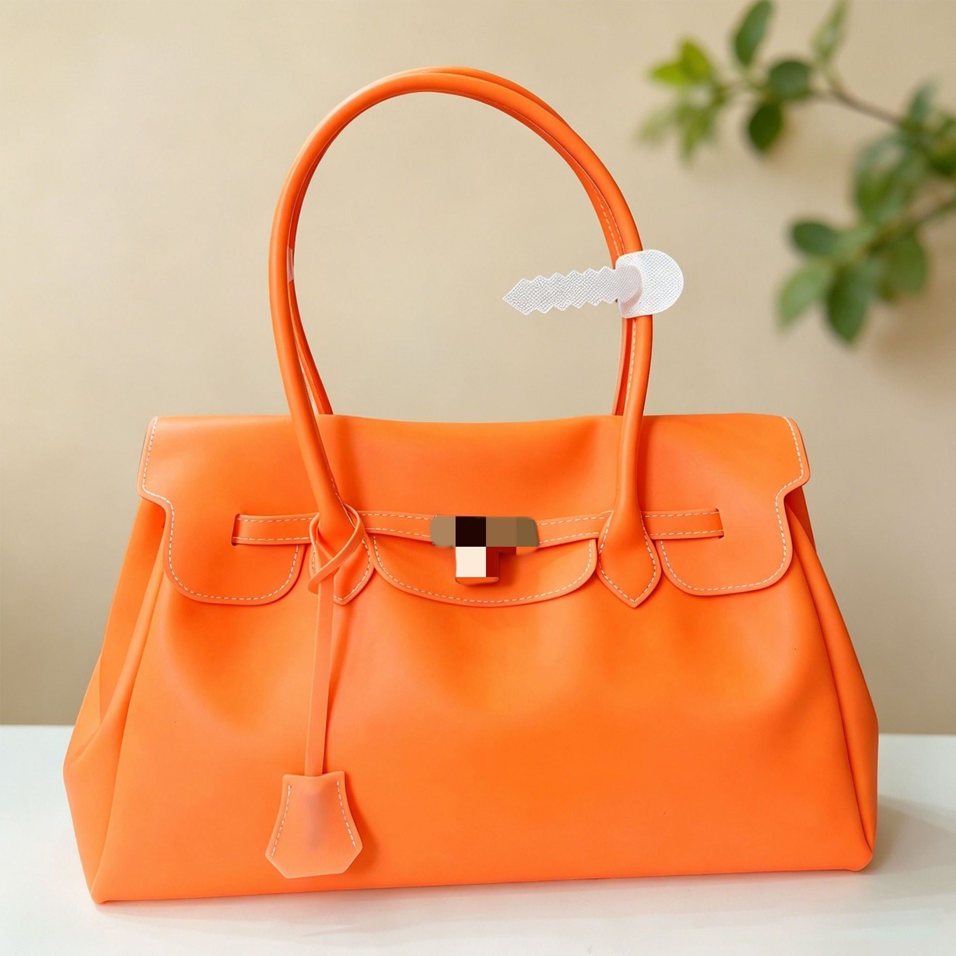 Bolsa Jelly Tote PVC Transparente Gran Capacidad