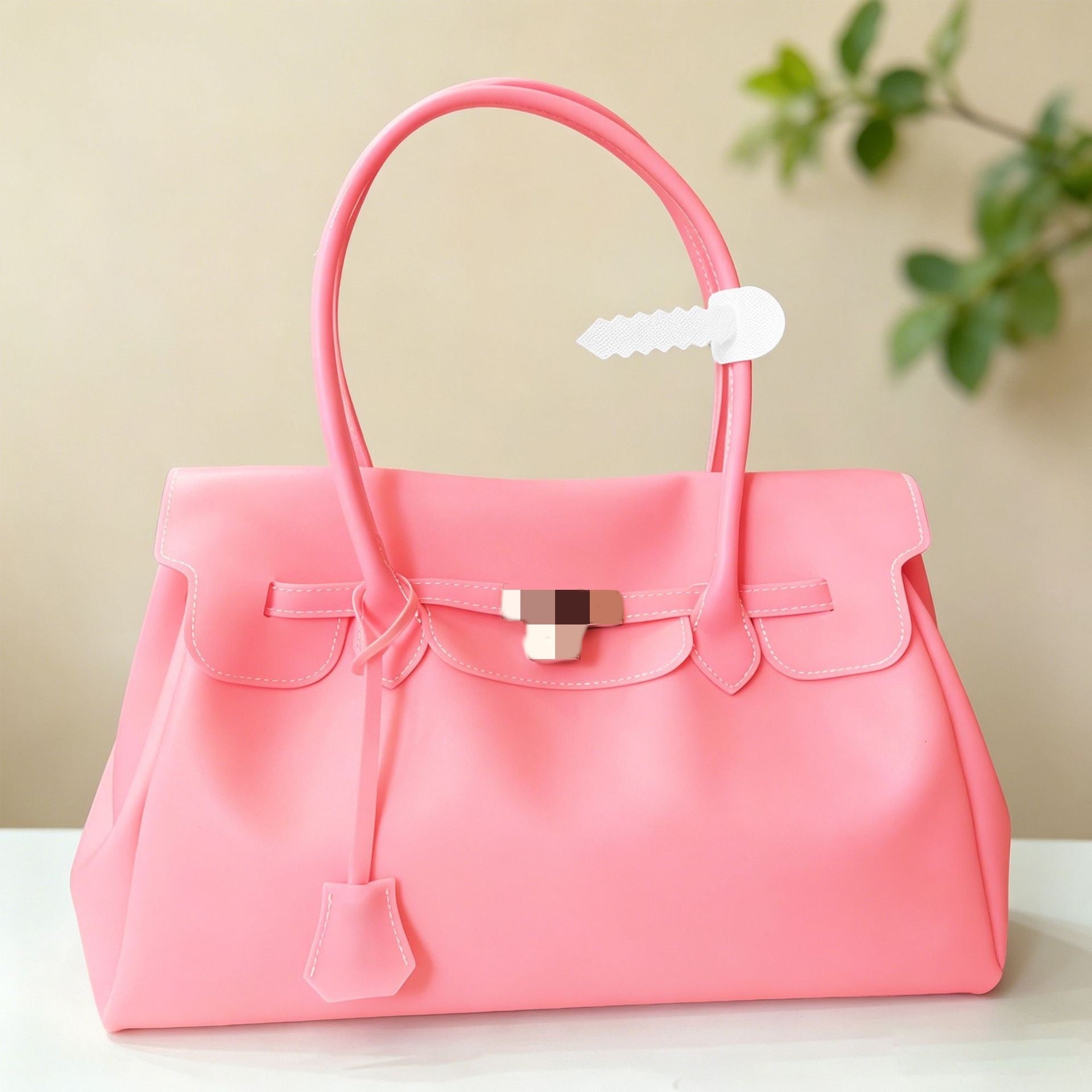 Bolsa Jelly Tote PVC Transparente Gran Capacidad