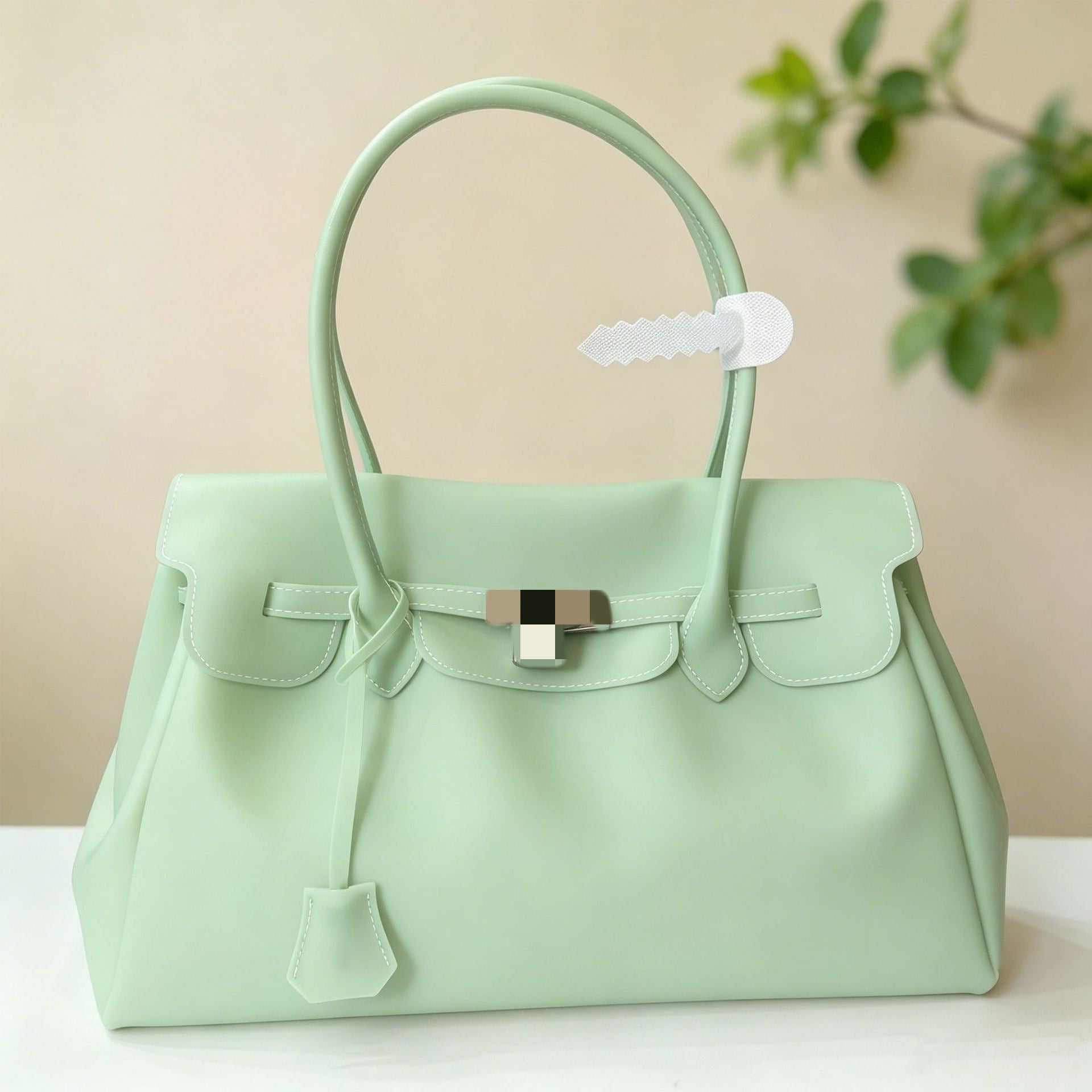 Bolsa Jelly Tote PVC Transparente Gran Capacidad