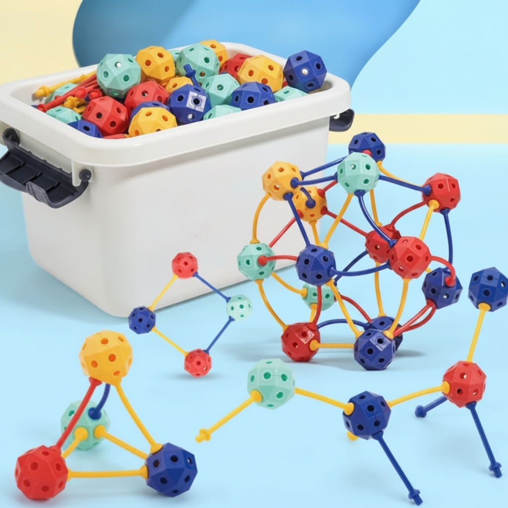Juguete 3D de Esferas y Varillas para Niños 3-10 Años - 1