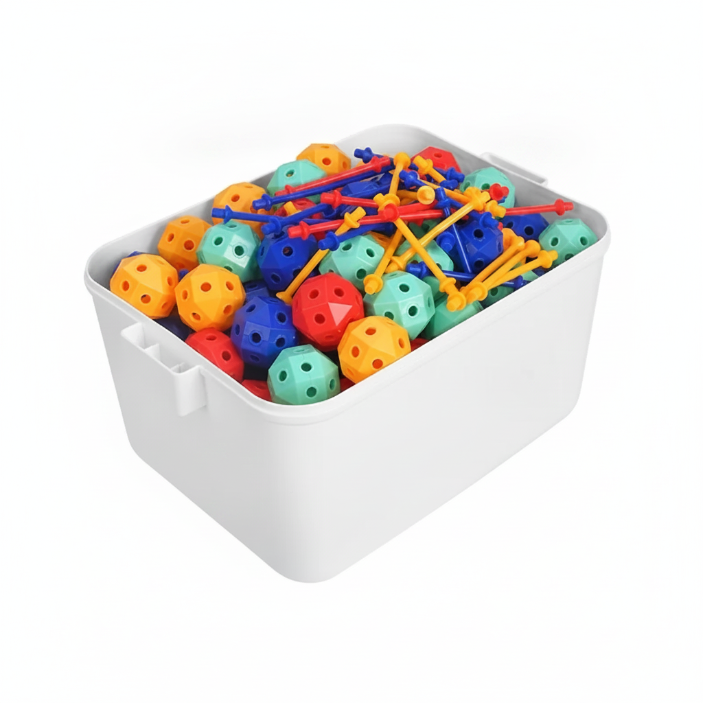 Juguete 3D de Esferas y Varillas para Niños 3-10 Años