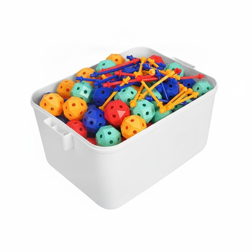 Juguete 3D de Esferas y Varillas para Niños 3-10 Años