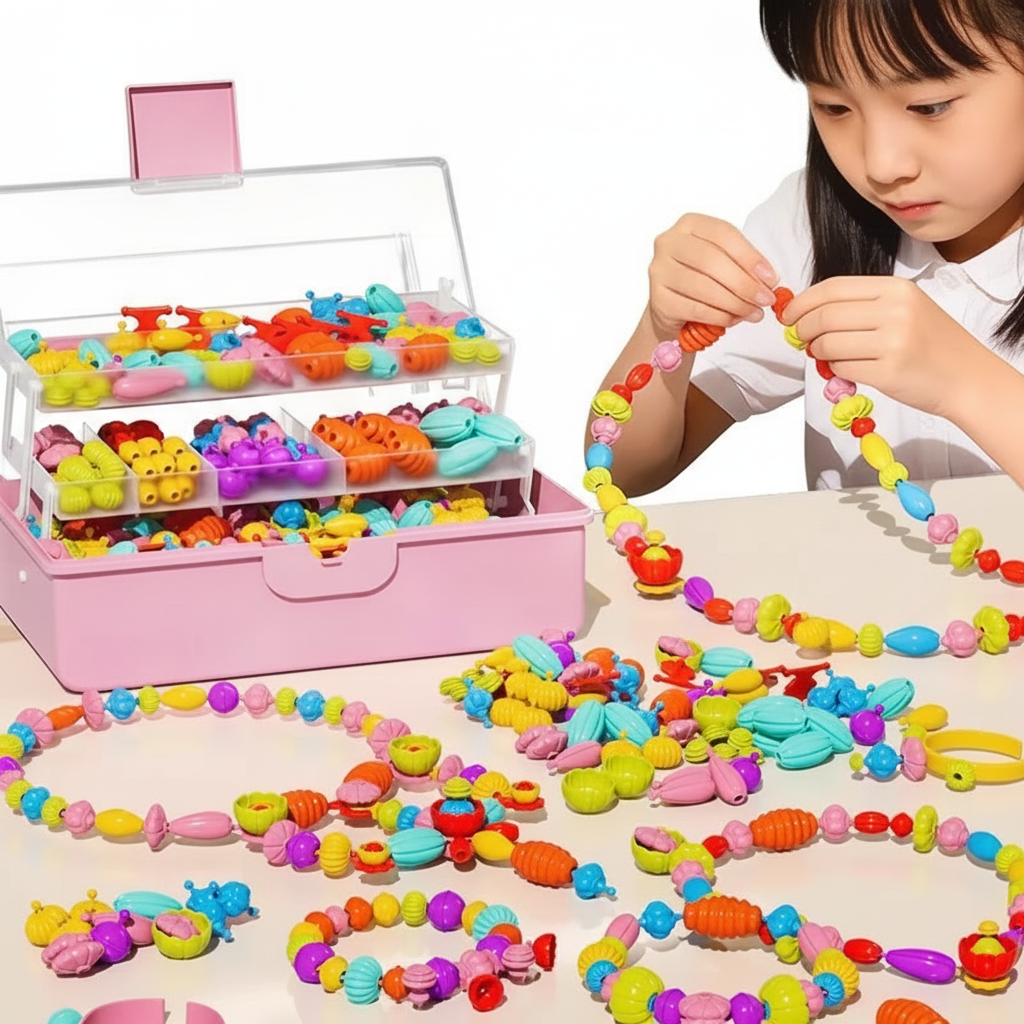 Juego de Cuentas Creativas para Niñas con Accesorios