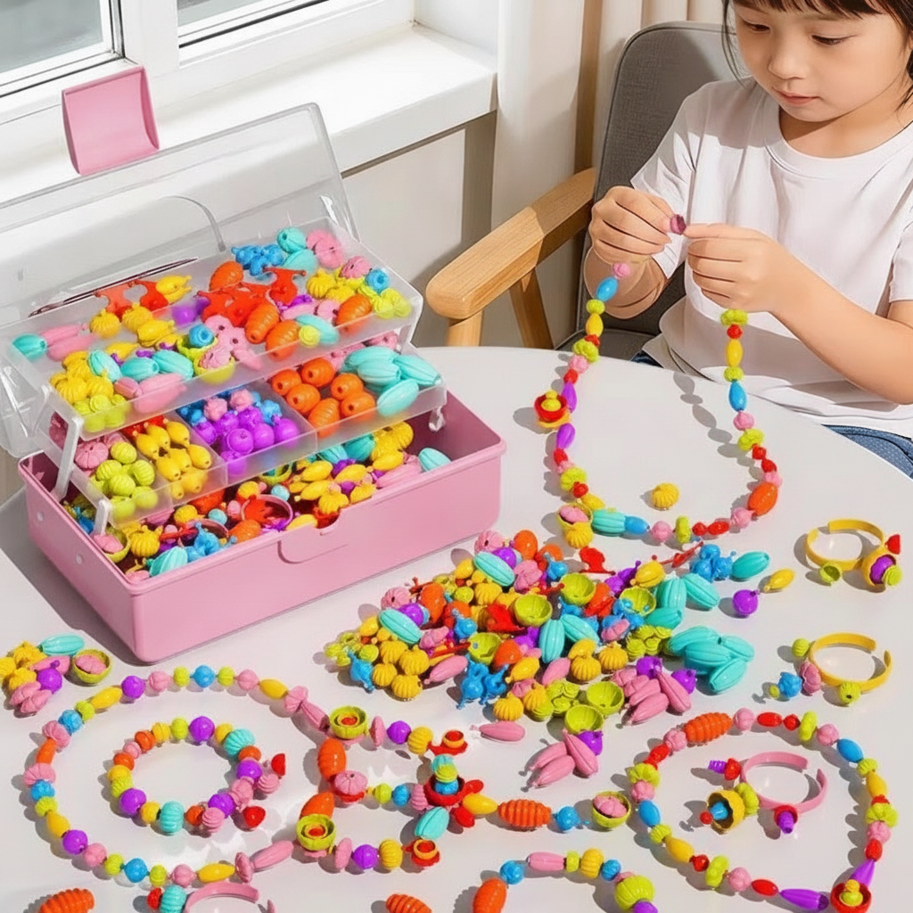 Juego de Cuentas Creativas para Niñas con Accesorios