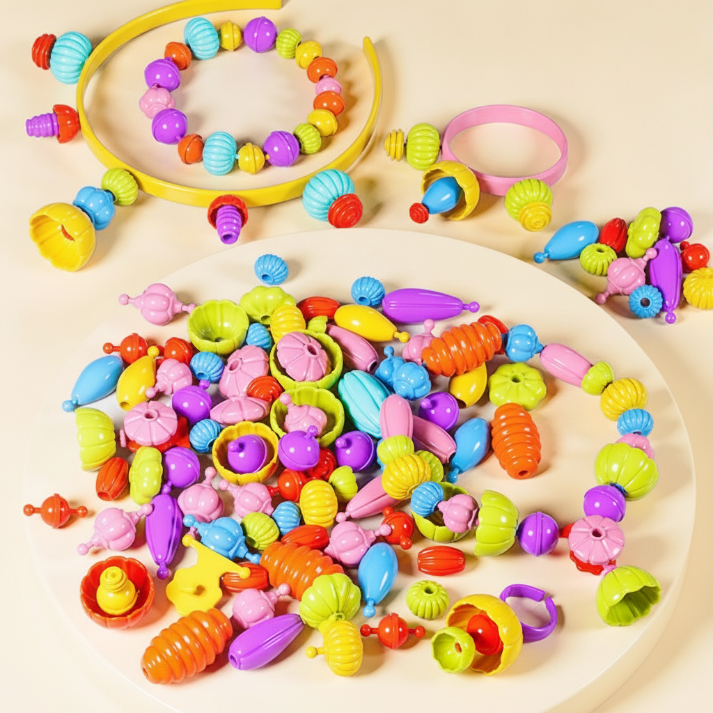 Juego de Cuentas Creativas para Niñas con Accesorios