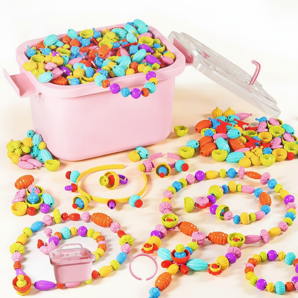 Juego de Cuentas Creativas para Niñas con Accesorios