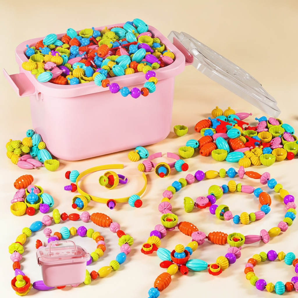 Juego de Cuentas Creativas para Niñas con Accesorios