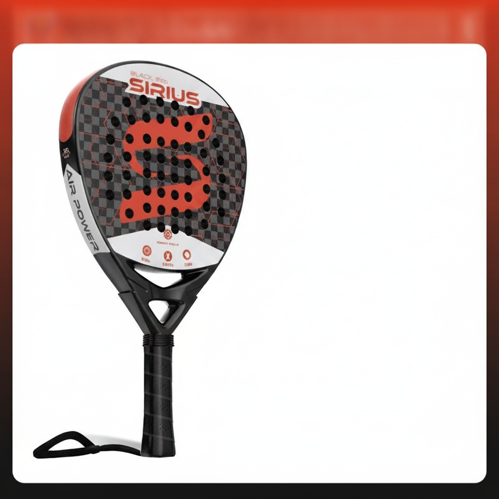 Raqueta de Pádel Profesional Fibra de Carbono 18K