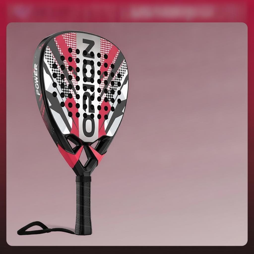 Raqueta de Pádel Profesional Fibra de Carbono 18K