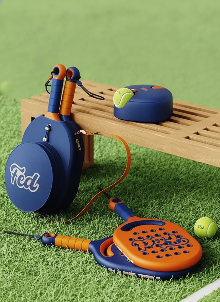 Raqueta Pickleball FED para Niños con Base Entrenamiento