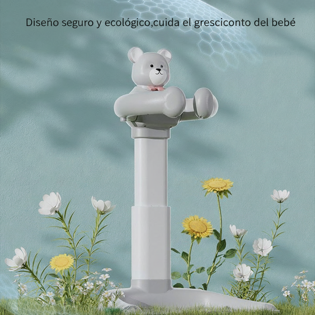Bañera plegable ajustable para bebé con asiento antiderrapante